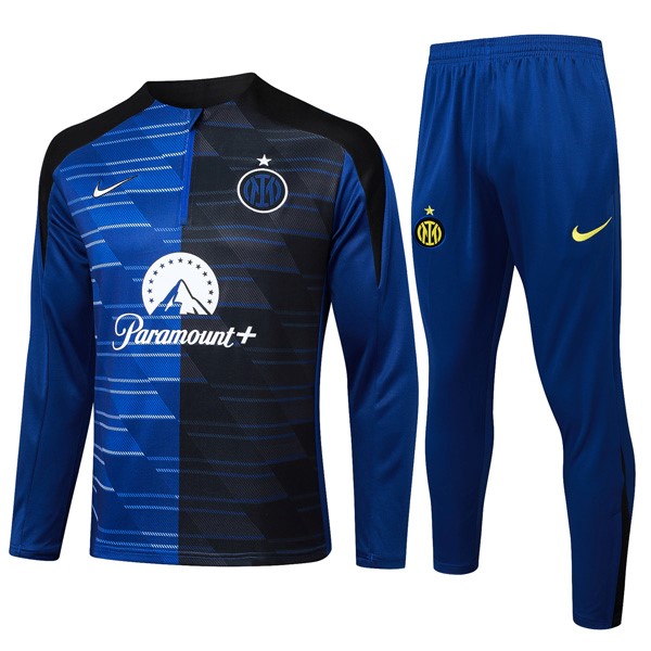 Sudadera De Training Inter Milan 2024-2025 Azul